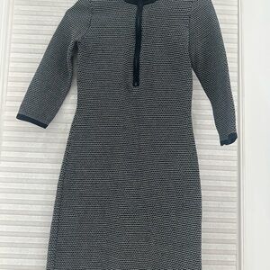 Ralph Lauren Black and White Long Sleeve Dress